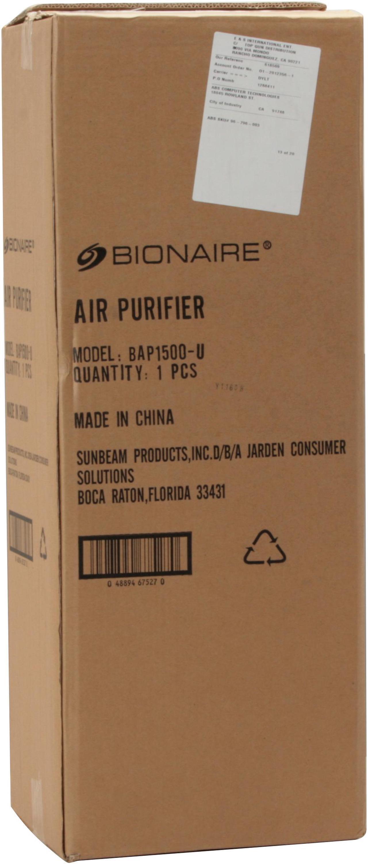 Alt view image 14 of 14 - Bionaire BAP1500 PERMAtech Tower Air Cleaner