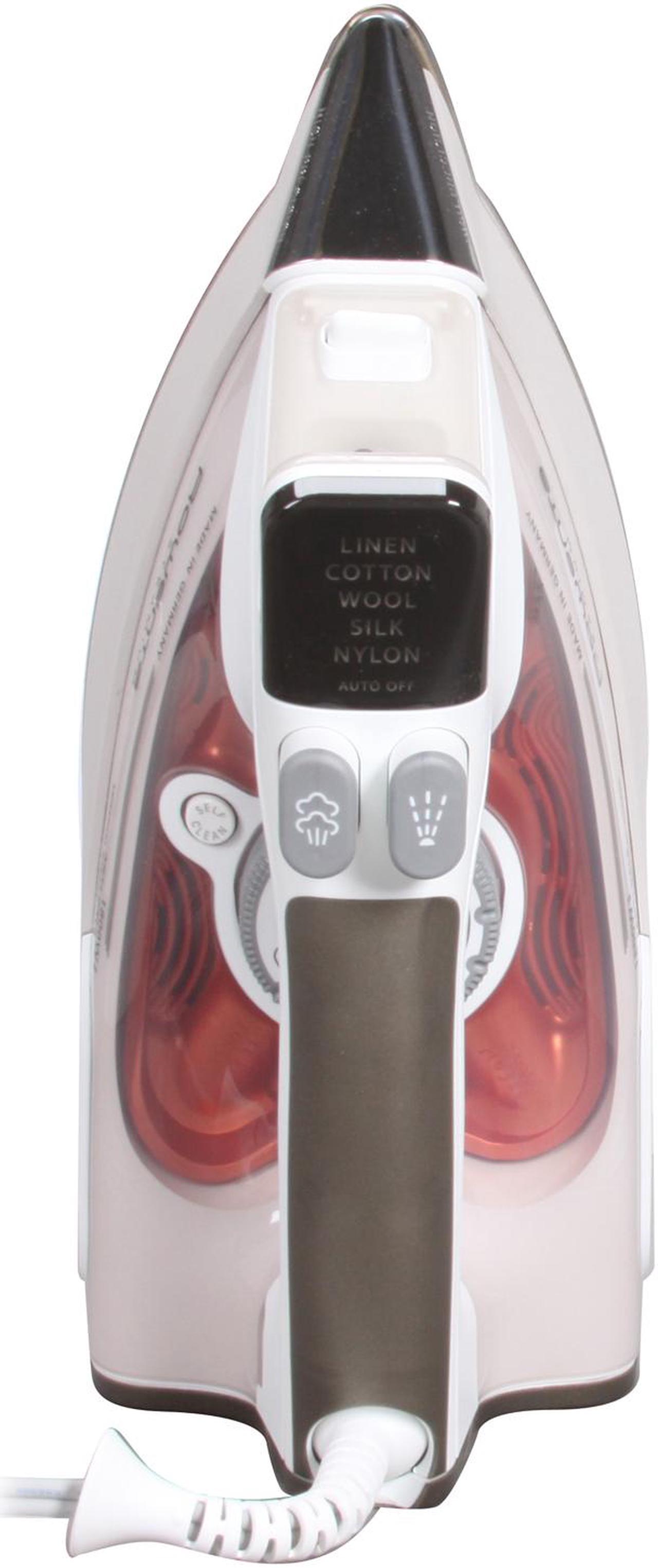 Alt view image 6 of 8 - Rowenta DW9080 Steamium 1800-Watt Steam Iron with 400-Hole Platinum Soleplate