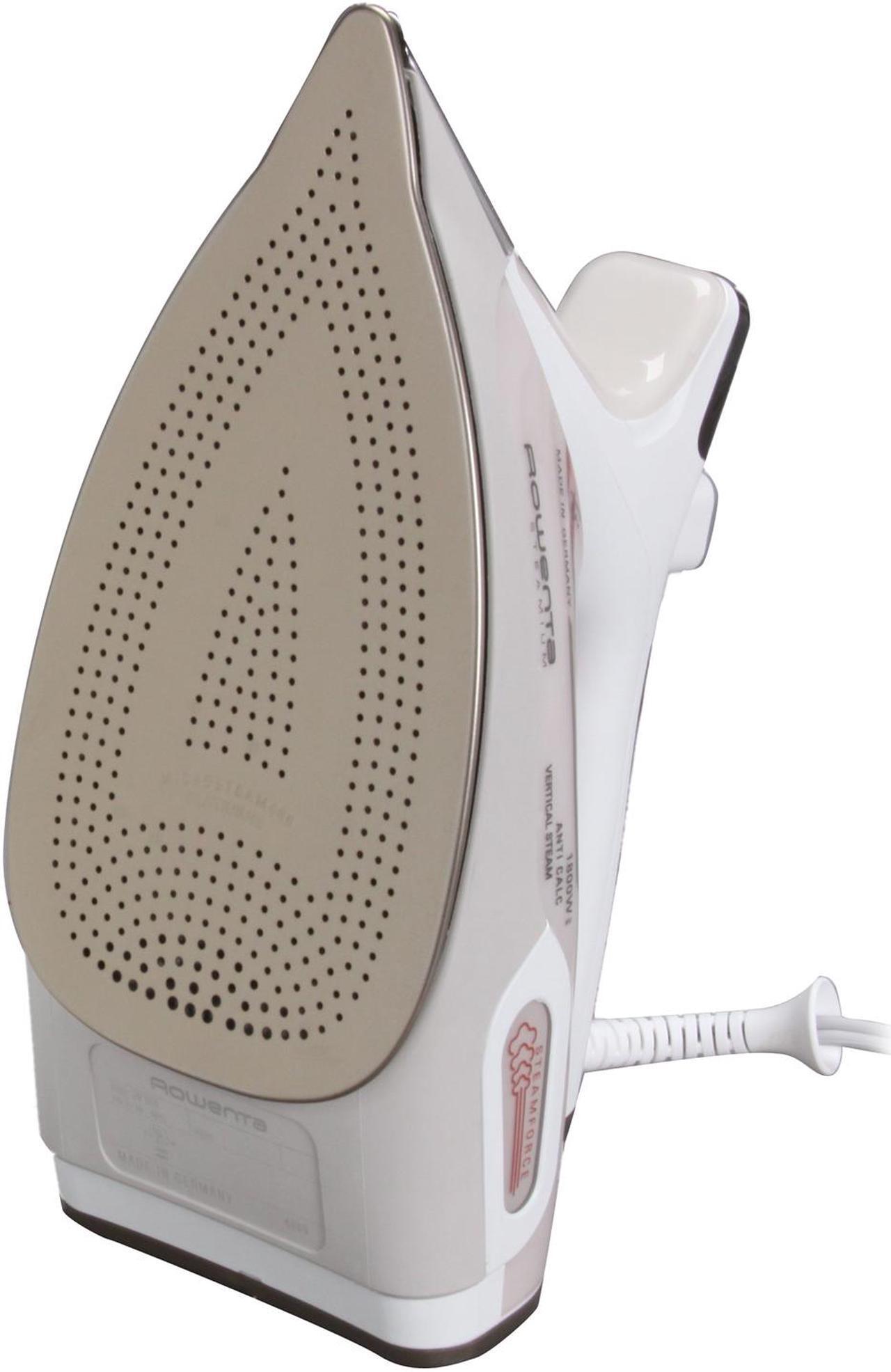 Alt view image 7 of 8 - Rowenta DW9080 Steamium 1800-Watt Steam Iron with 400-Hole Platinum Soleplate