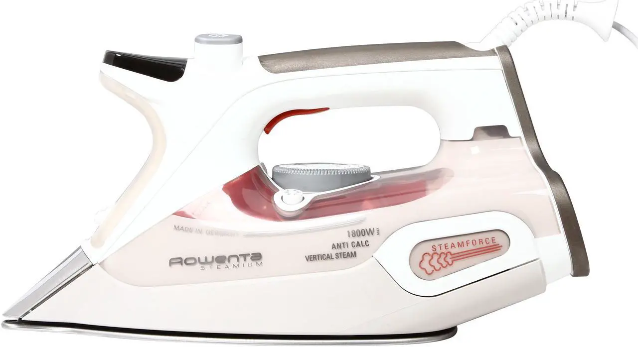 Alt view image 5 of 8 - Rowenta DW9081 Steamium Steam Iron with Stainless Steel Soleplate, 1800-watt Beige