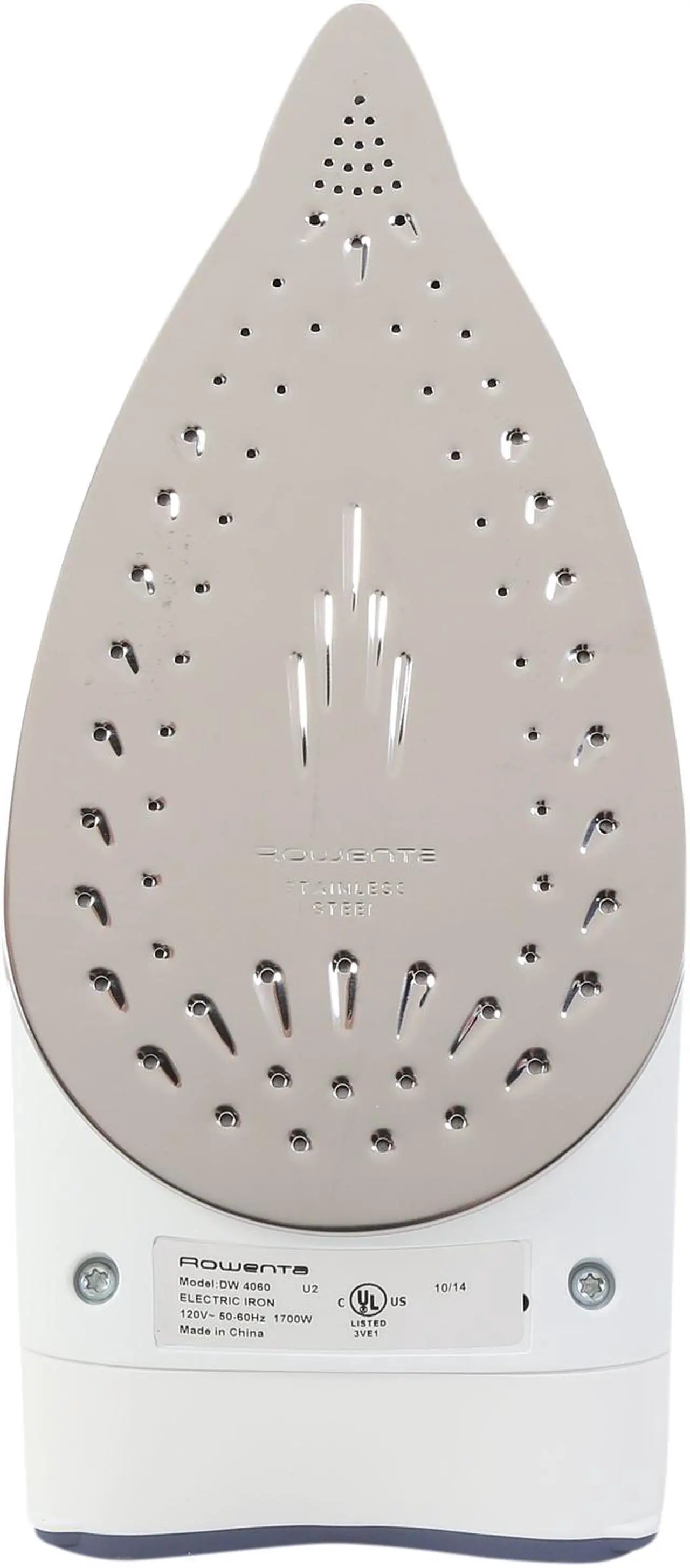 Alt view image 7 of 8 - Rowenta DW4060 Auto Steam Iron with Airglide Stainless Steel Soleplate Auto-off Anti-Scale, 1700-Watt, Blue