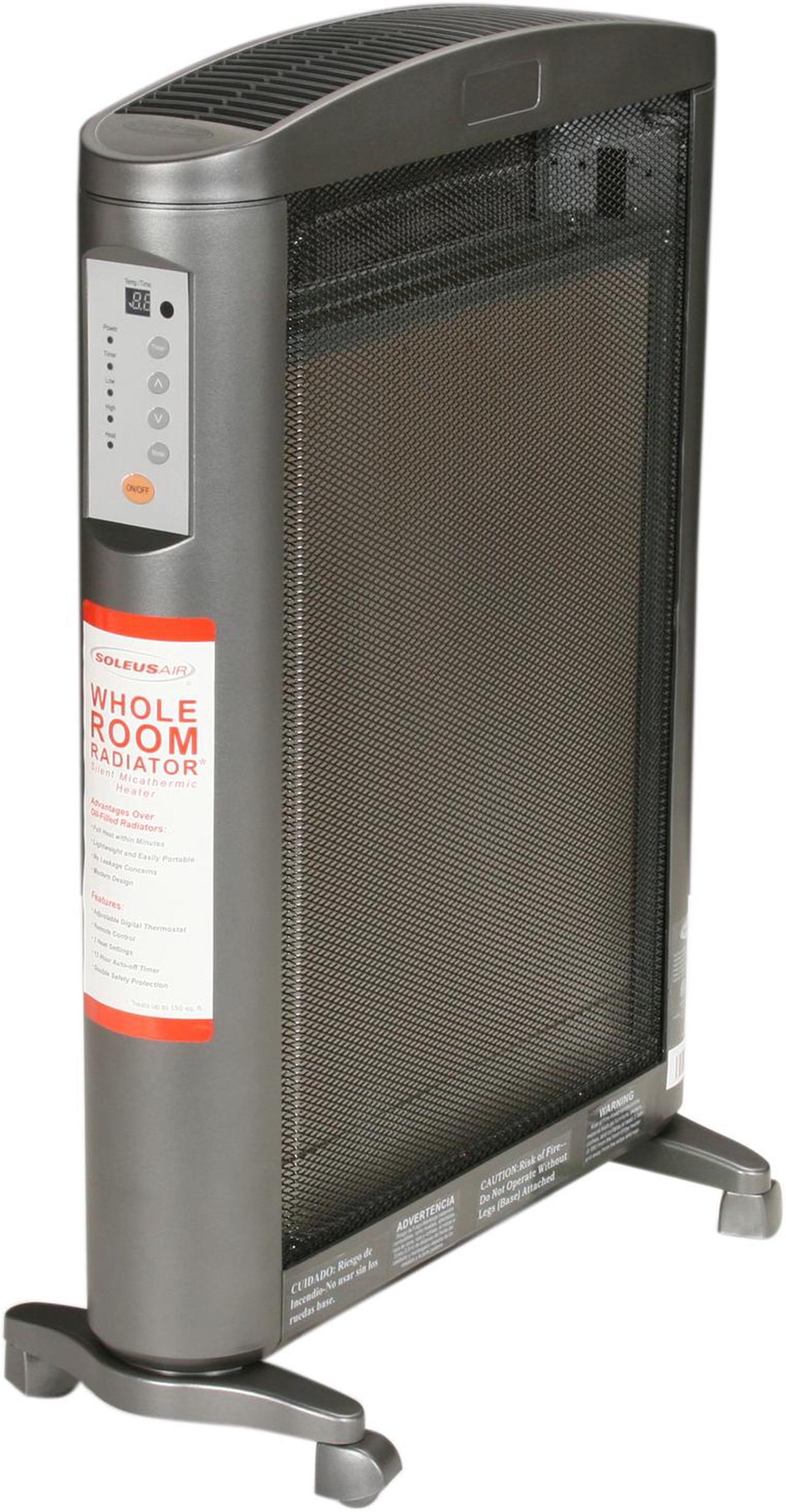 Soleus Air HM2-15R-32 1500W Flat Panel Heater with Remote