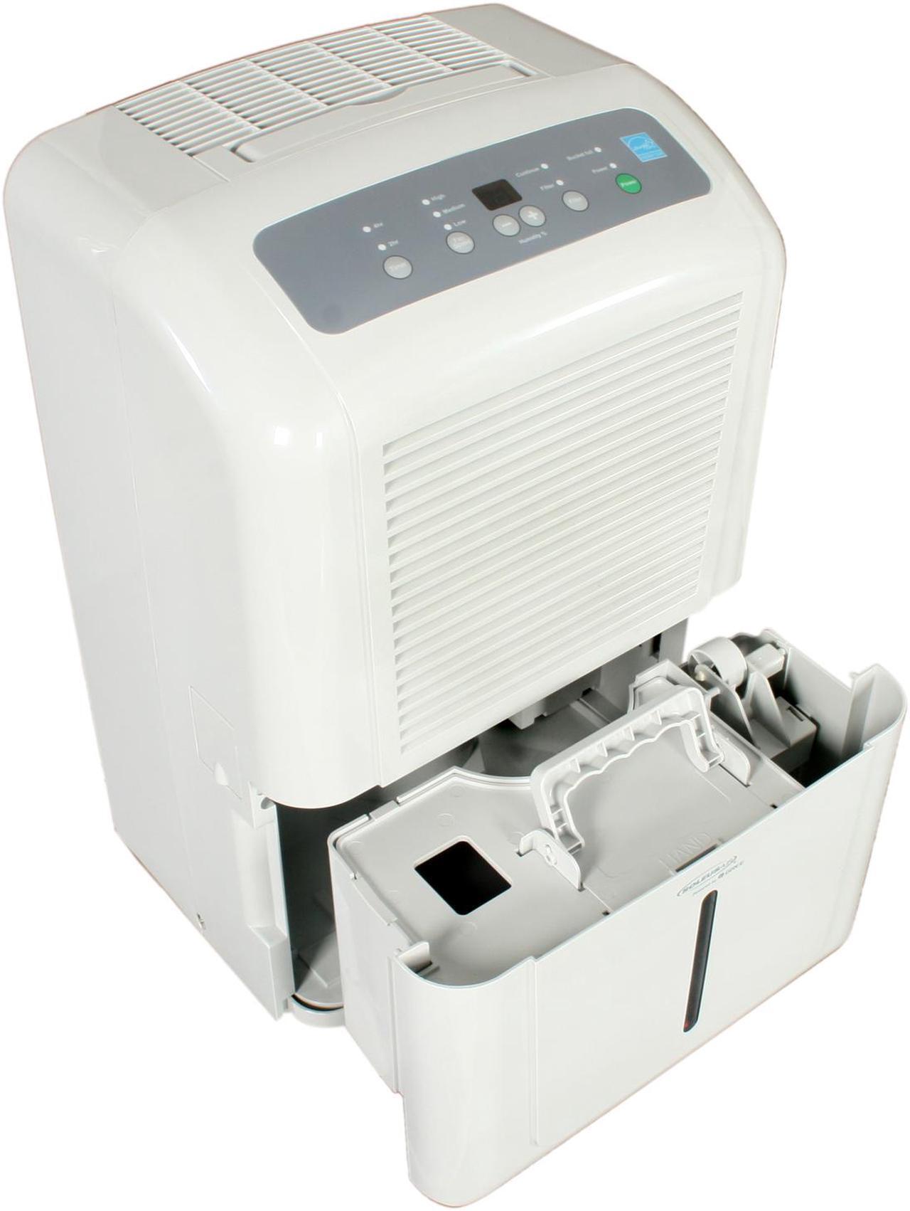 Alt view image 5 of 6 - Soleus Air DP1-70-03 Humidistat 70-pint Portable Dehumidifier White