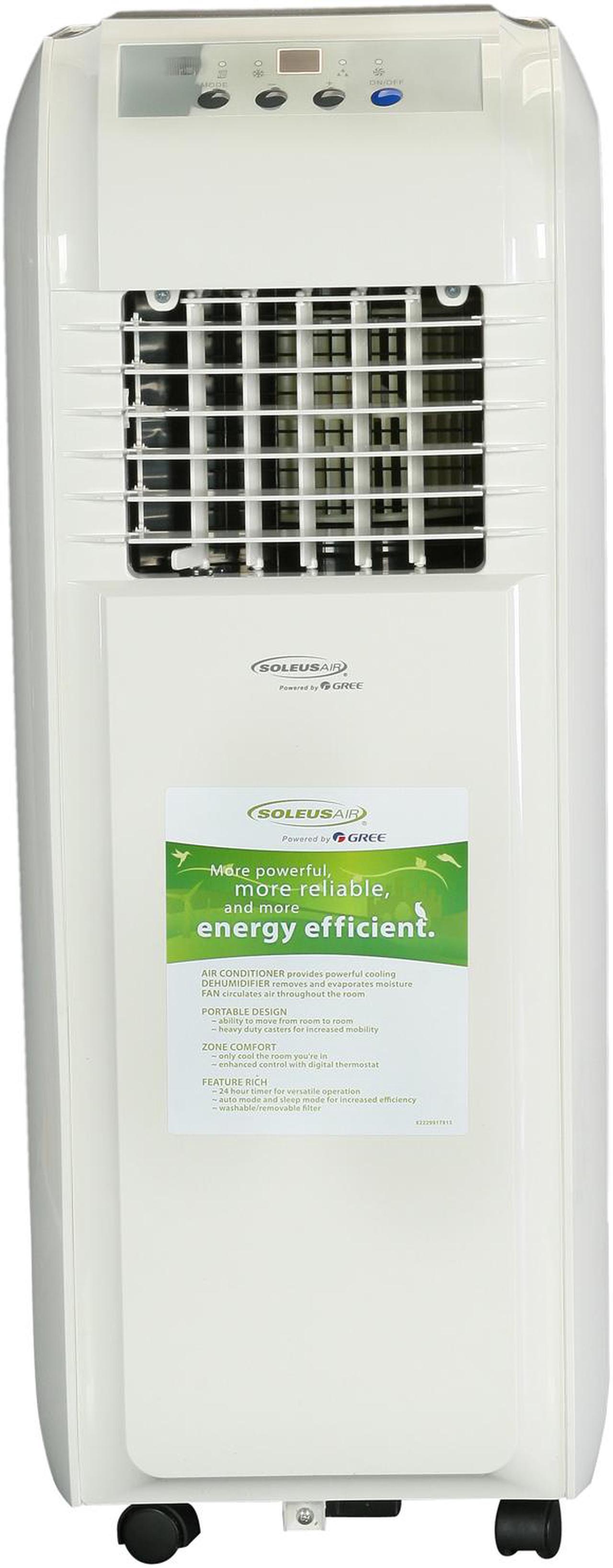 Alt view image 2 of 7 - SOLEUSAIR Portable Air Conditioner 8,000 BTU, KY80