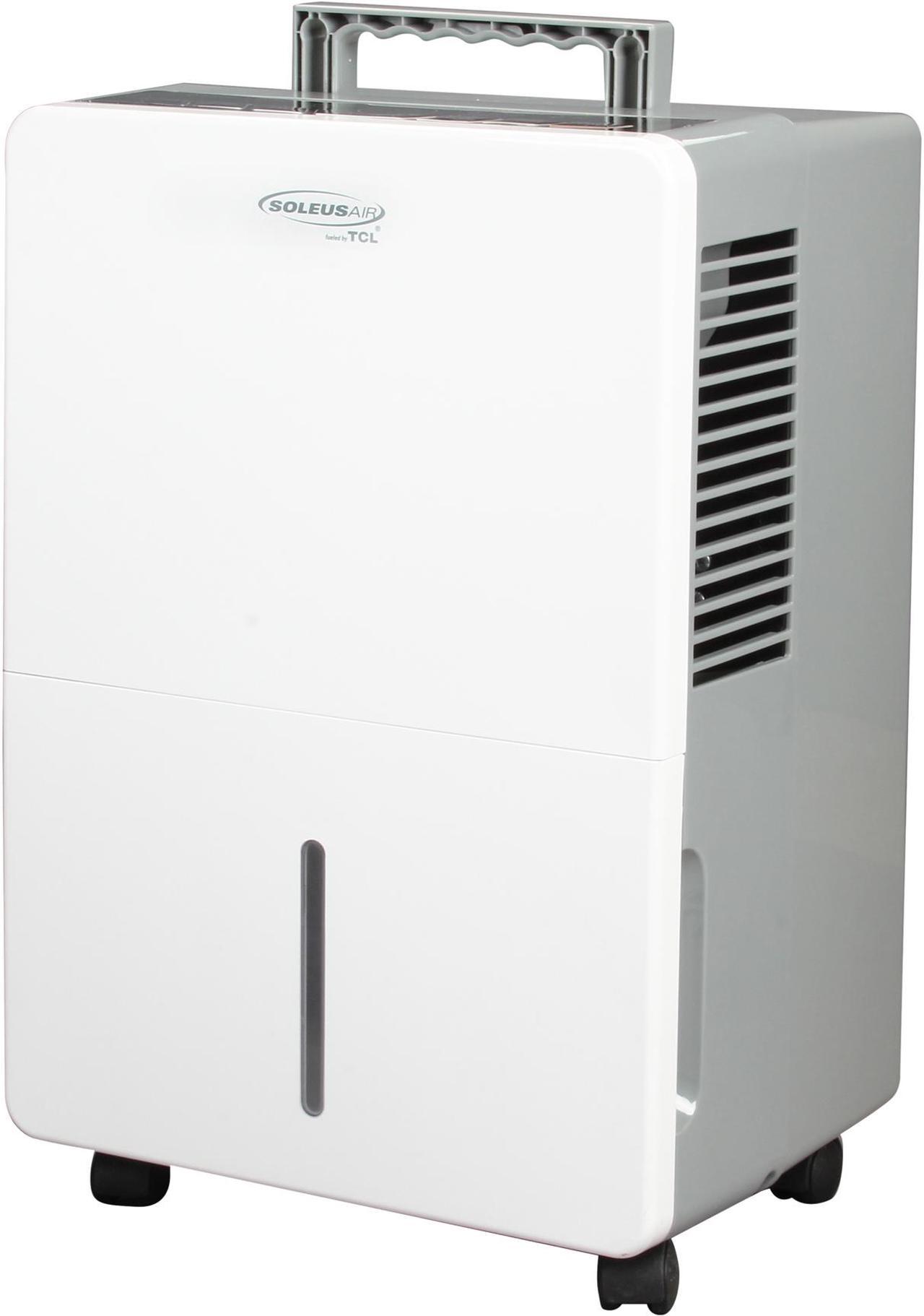 Main image of Soleus Air 45-Pint Portable Dehumidifier, White/Gray HCT-D45E-A