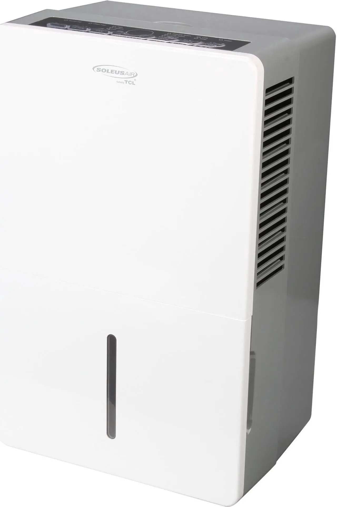 Main image of Soleus Air TDA70E 70 Pint Dehumidifier, 24 Hour Timer and Hose Connector for Continuous Drain, New