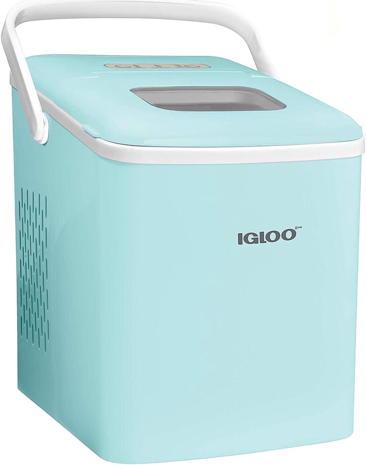 Main image of Igloo ICEB26HNAQ Automatic Self-Cleaning Portable Electric Countertop Ice Maker Machine With Handle