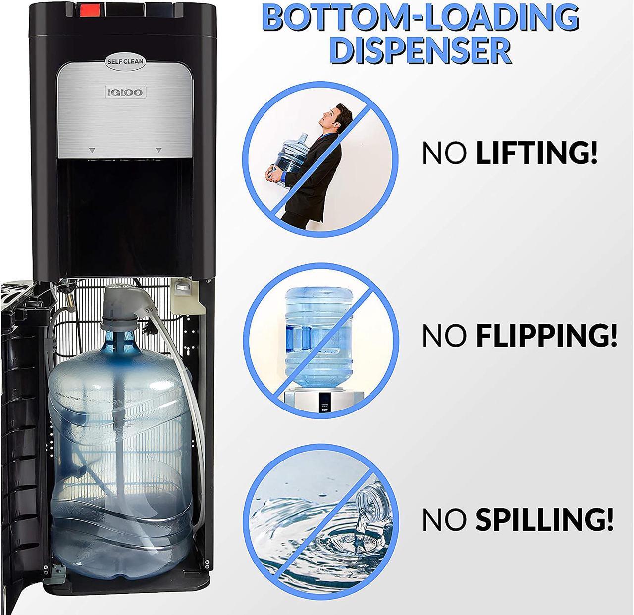 Alt view image 3 of 7 - Igloo IWCBL5OSCLD1CHBKS Countertop Water Cooler Dispenser