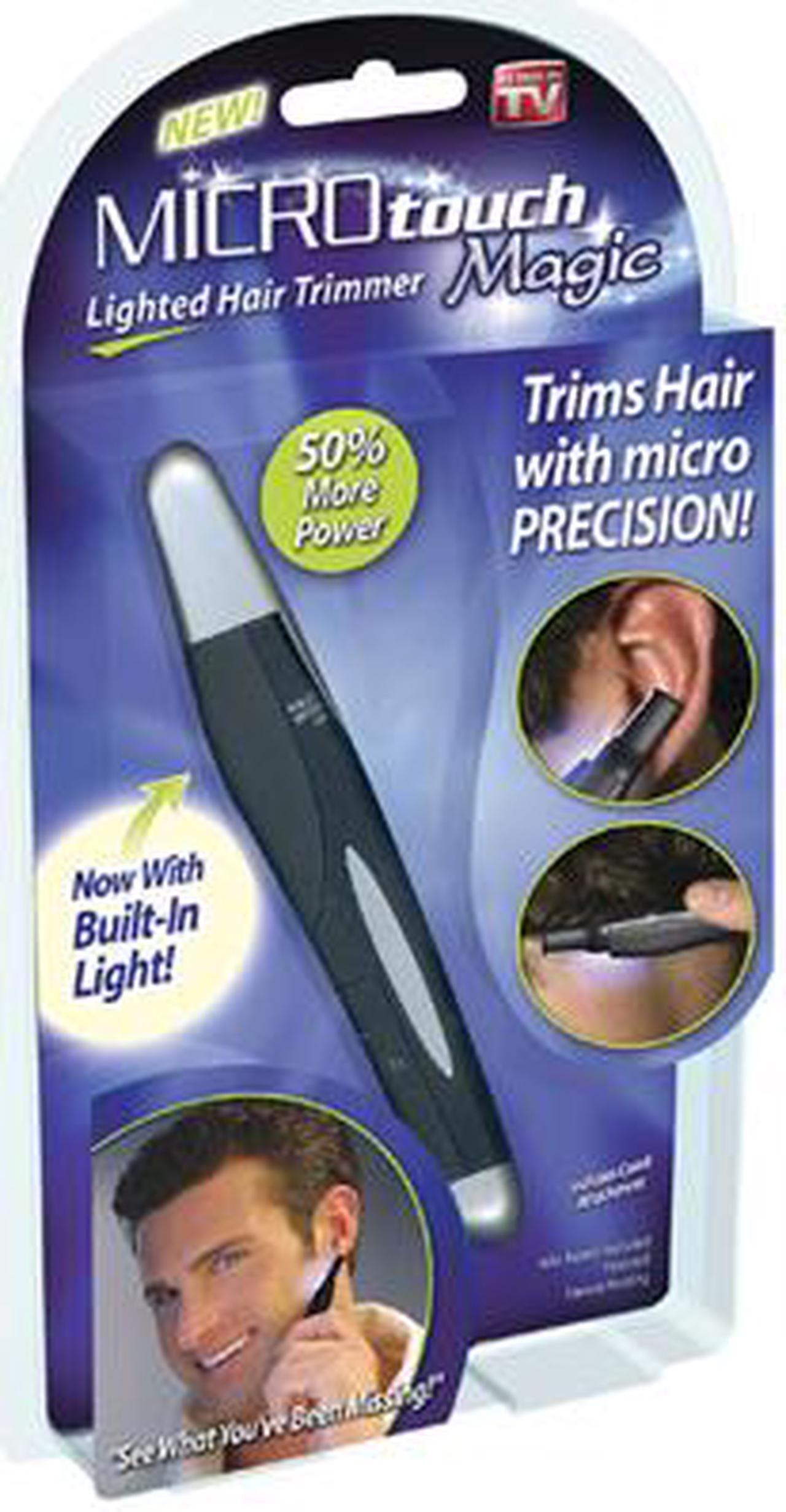Alt view image 7 of 7 - As Seen On TV Micro Touch Magic Lighted Hair Trimmer