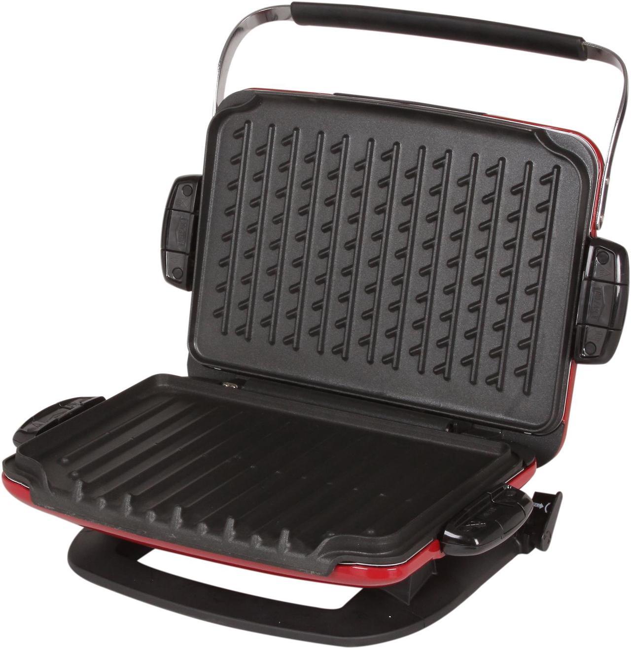 George Foreman GRP94WR The Next Grilleration G4 Nonstick Indoor Grill, Red