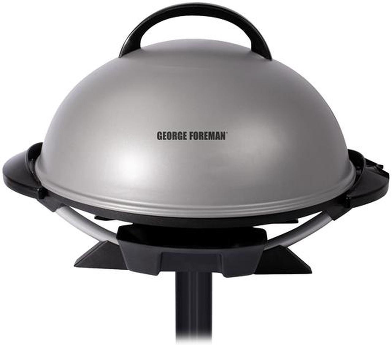 Main image of George Foreman GFO240S 15-Serving Indoor/Outdoor Electric Grill, Silver