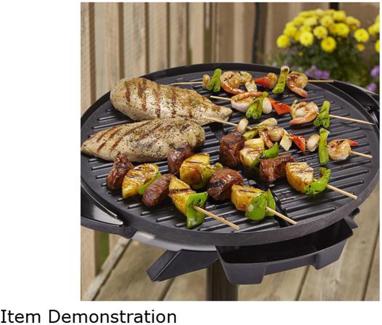 Alt view image 5 of 6 - George Foreman GFO240S 15-Serving Indoor/Outdoor Electric Grill, Silver