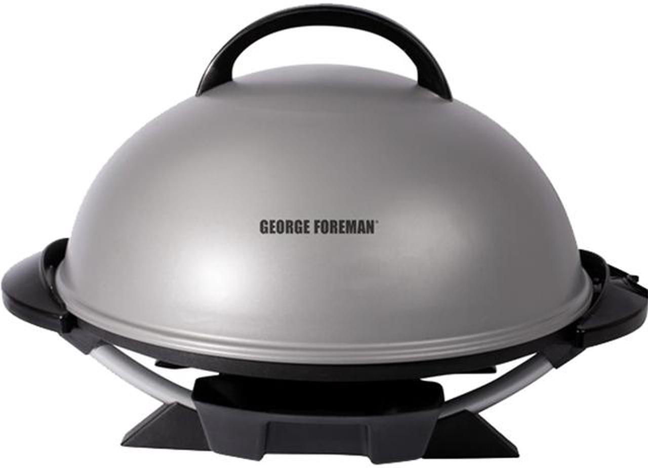 Main image of George Foreman GFO240SC Silver Indoor | Outdoor 15+ Serving Domed Electric Grill