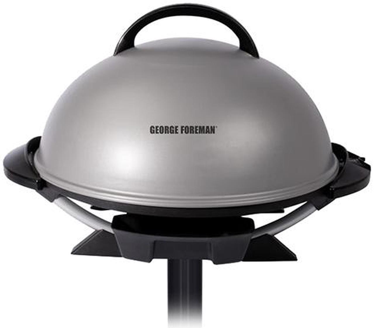 Alt view image 2 of 7 - George Foreman GFO240SC Silver Indoor | Outdoor 15+ Serving Domed Electric Grill