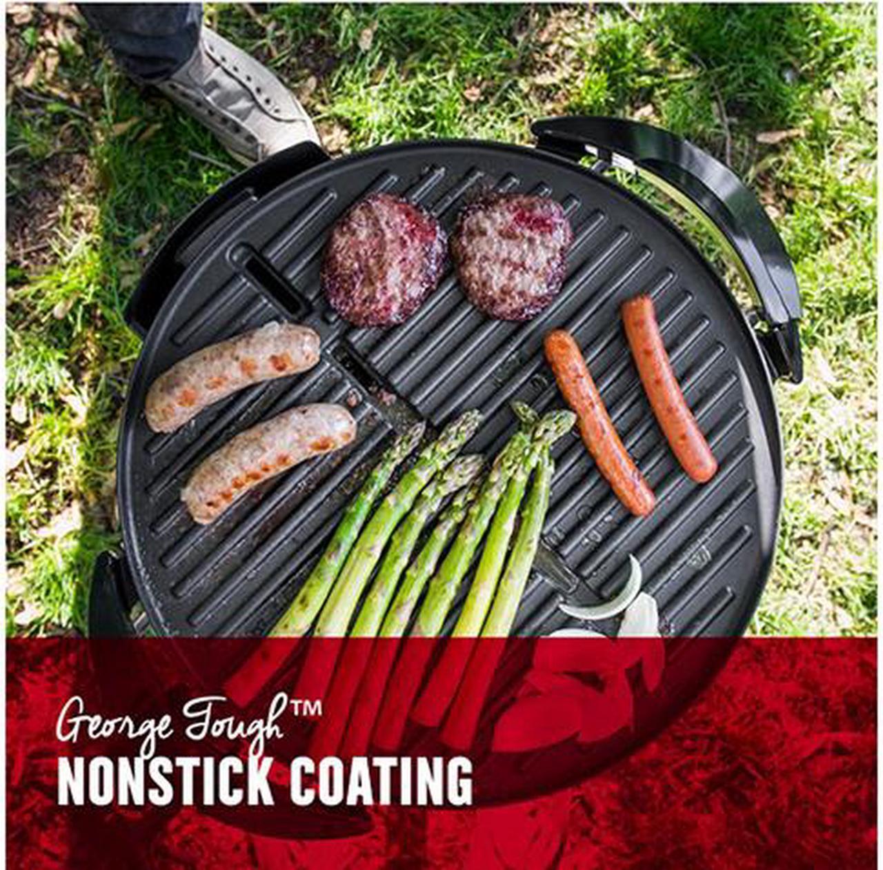 Alt view image 6 of 7 - George Foreman GFO240SC Silver Indoor | Outdoor 15+ Serving Domed Electric Grill