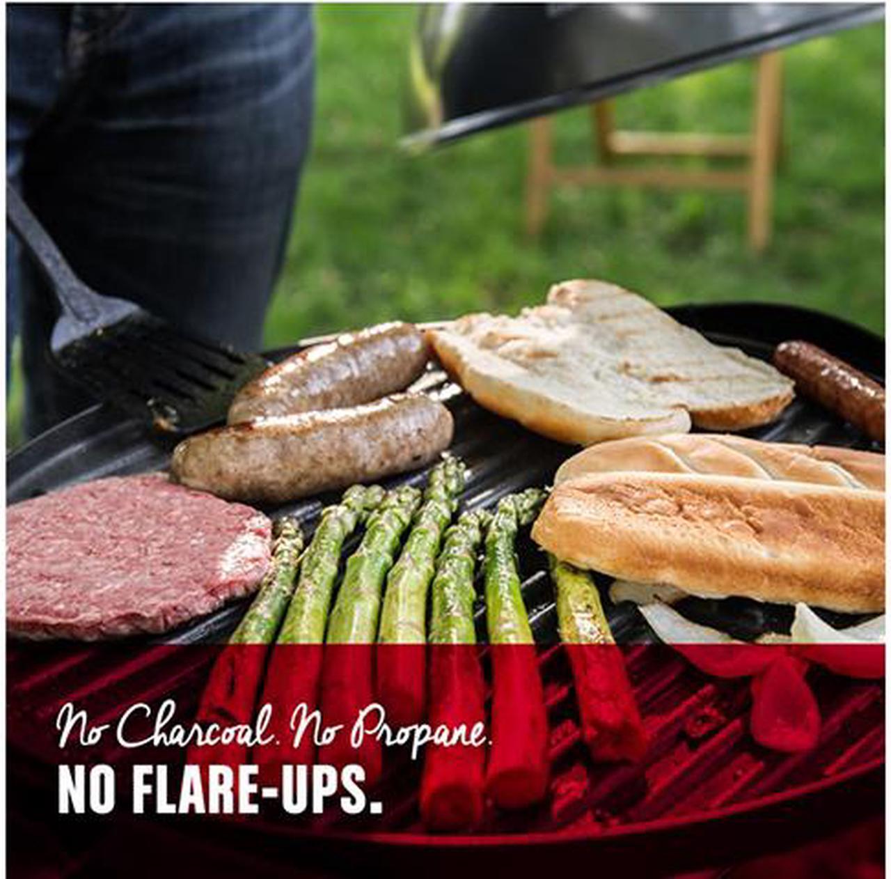 Alt view image 7 of 7 - George Foreman GFO240SC Silver Indoor | Outdoor 15+ Serving Domed Electric Grill