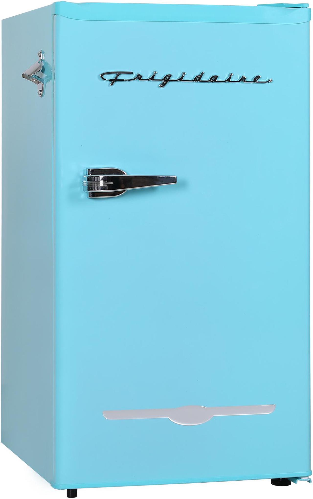 Frigidaire Retro 3.2 Cu Ft Bar Fridge With Side Bottle Opener - Blue EFR376-BLUE