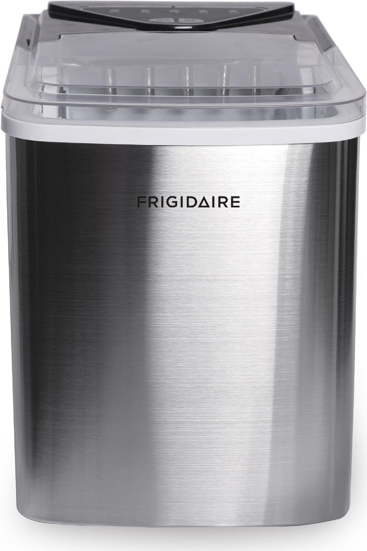 Frigidaire EFIC123-SS Portable Countertop Bullet Shaped 26-lb Ice Maker - Stainless Steel