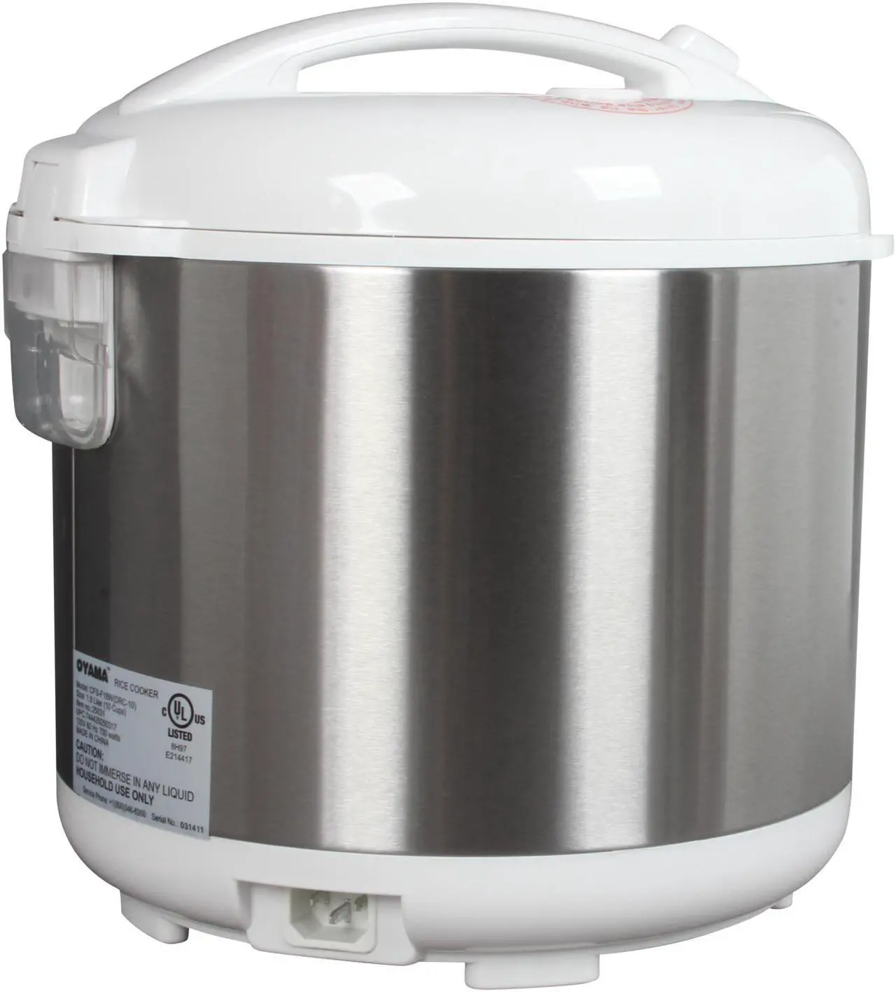 Alt view image 6 of 7 - Oyama CFS-F18W White Rice Cooker