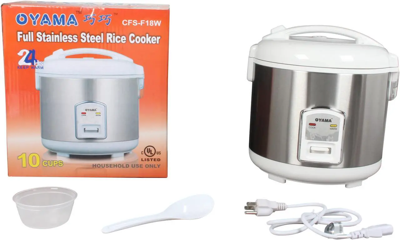 Alt view image 7 of 7 - Oyama CFS-F18W White Rice Cooker