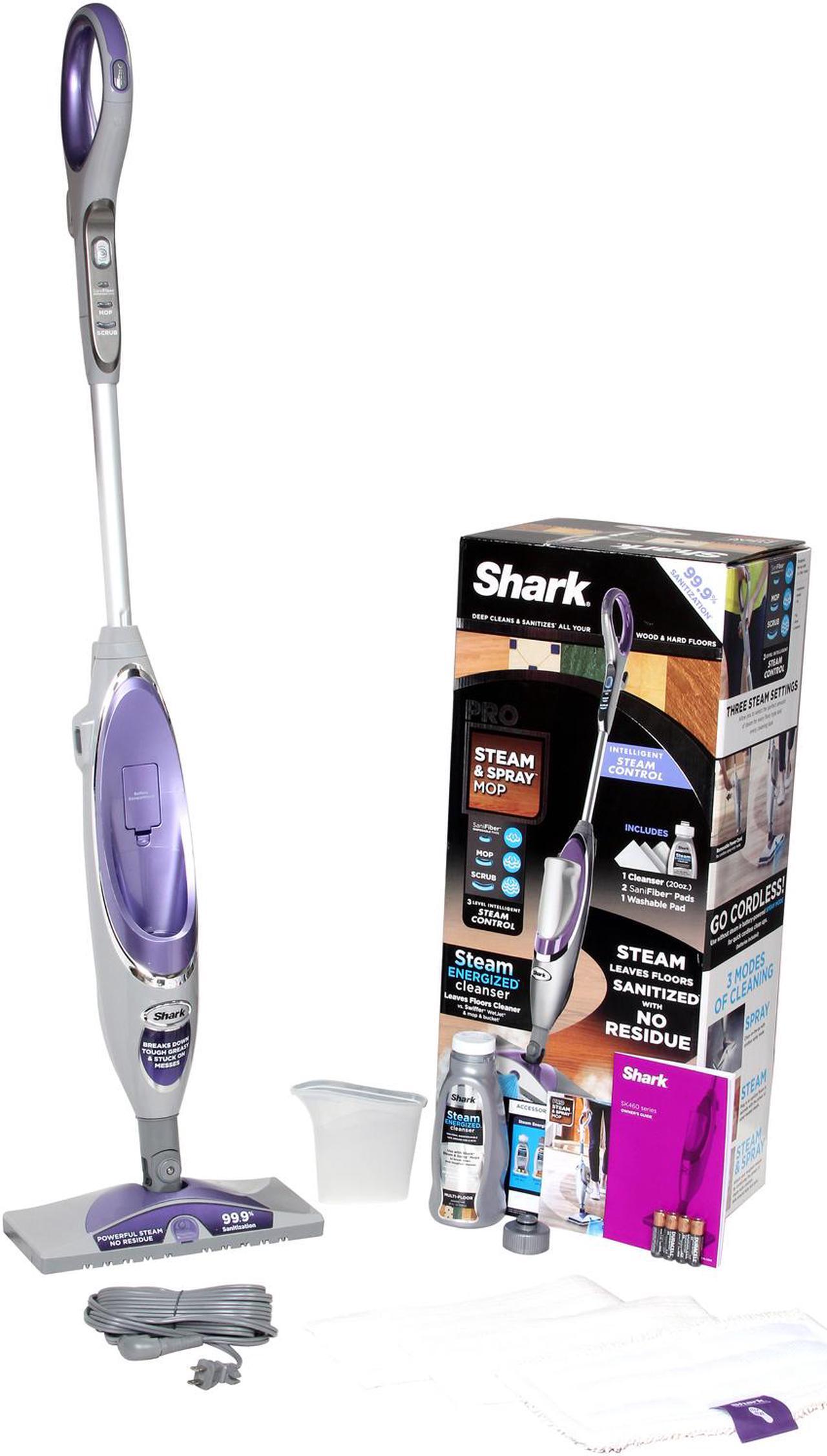 Alt view image 6 of 6 - Shark Steam and Spray Professional Energized Steam Cleanser Steamer Mop | SK460