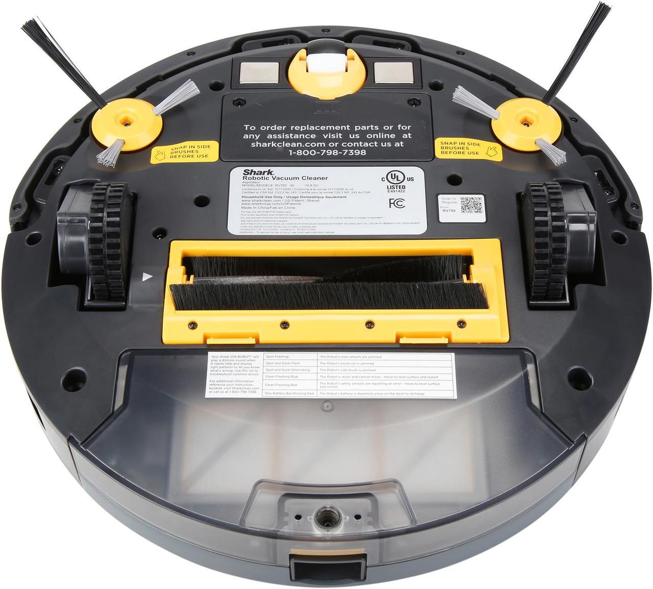 Alt view image 6 of 10 - Shark RV750 ION ROBOT 750 Vacuum with Wi-Fi Connectivity and Voice Control