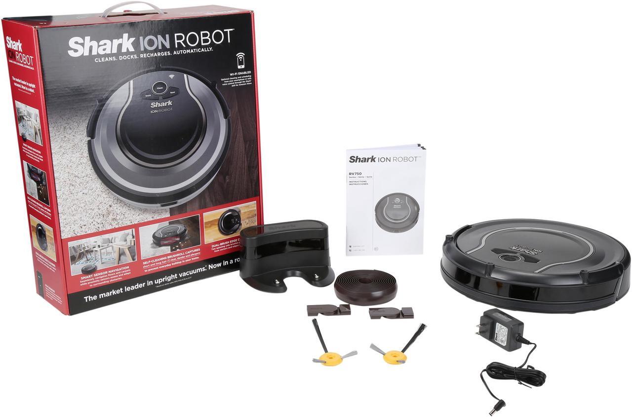 Alt view image 11 of 10 - Shark RV750 ION ROBOT 750 Vacuum with Wi-Fi Connectivity and Voice Control