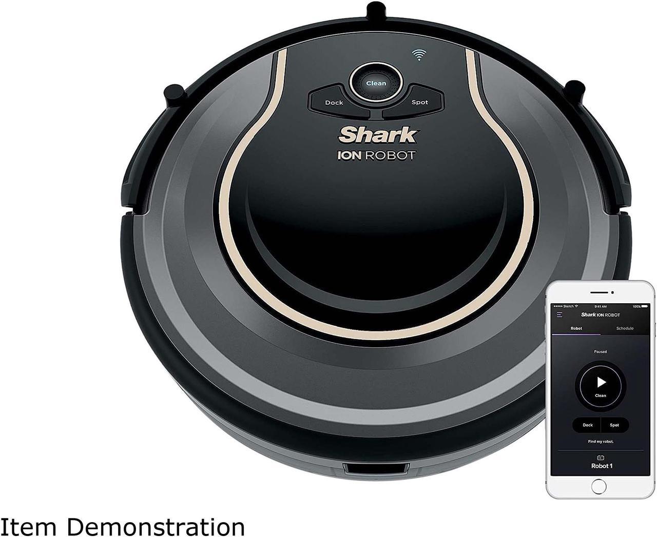 Shark ION Robot Vacuum with Wi-Fi Connectivity & Voice Control - Black (RV750CA)