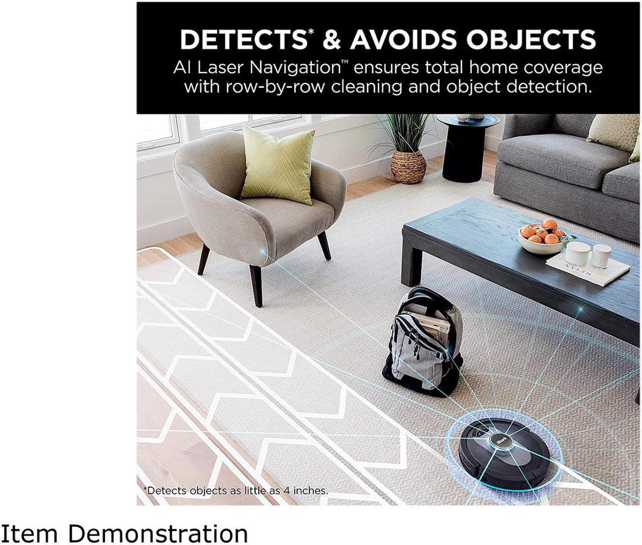 Alt view image 8 of 10 - Shark RV2520A0US AI Ultra Robot Vacuum with XL HEPA Self-Empty Base, Bagless, 60-Day Capacity, LIDAR Navigation, Smart Home Mapping, UltraClean, Perfect for Pet Hair, Compatible with Alexa