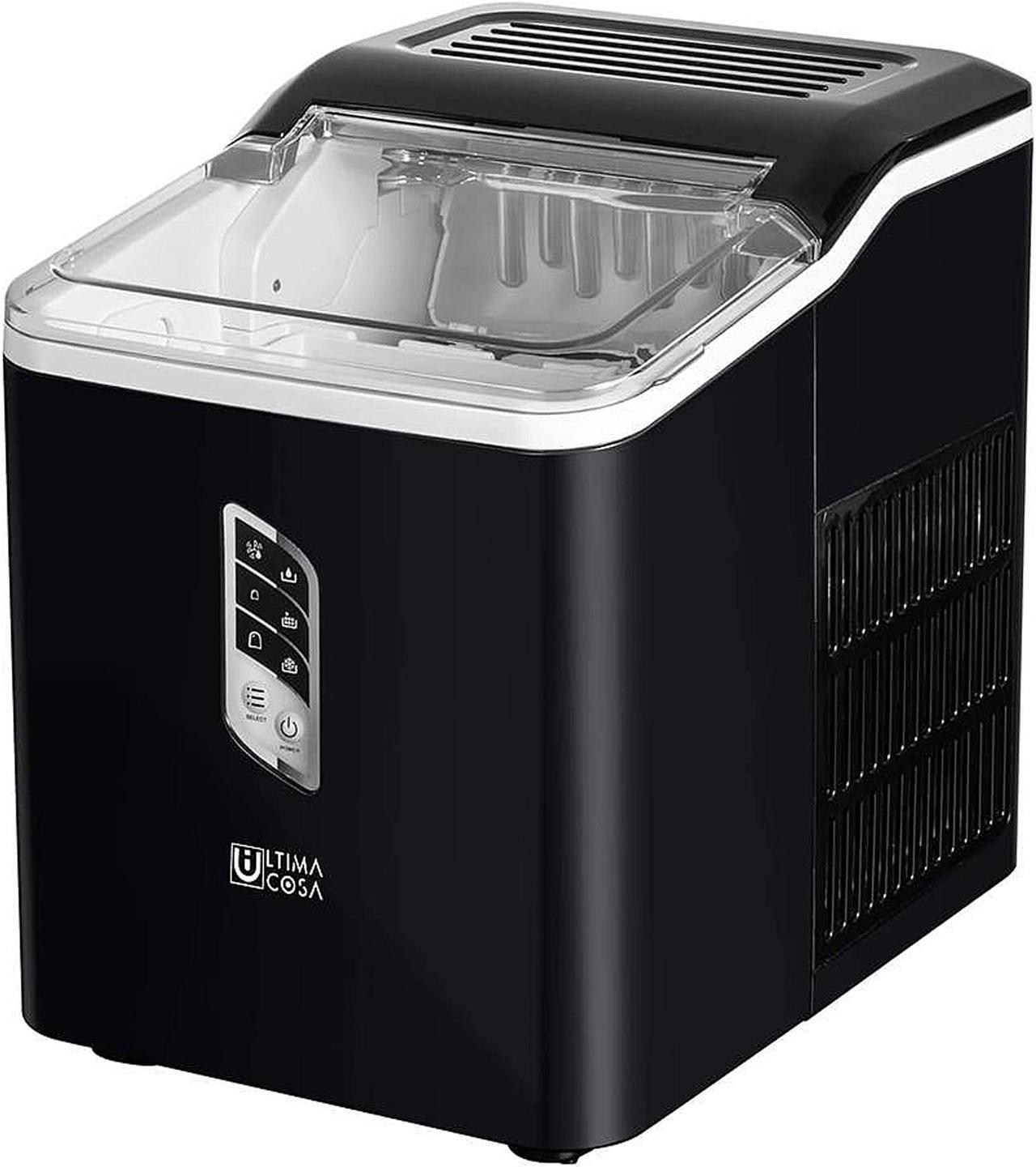 Ultima Cosa Presto Freddo High Capacity Ice Maker (Black)