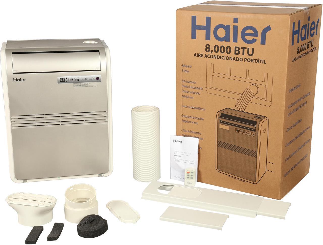 Alt view image 7 of 7 - Haier HPRB08XCM-T 8,000 Cooling Capacity (BTU) Portable Air Conditioner