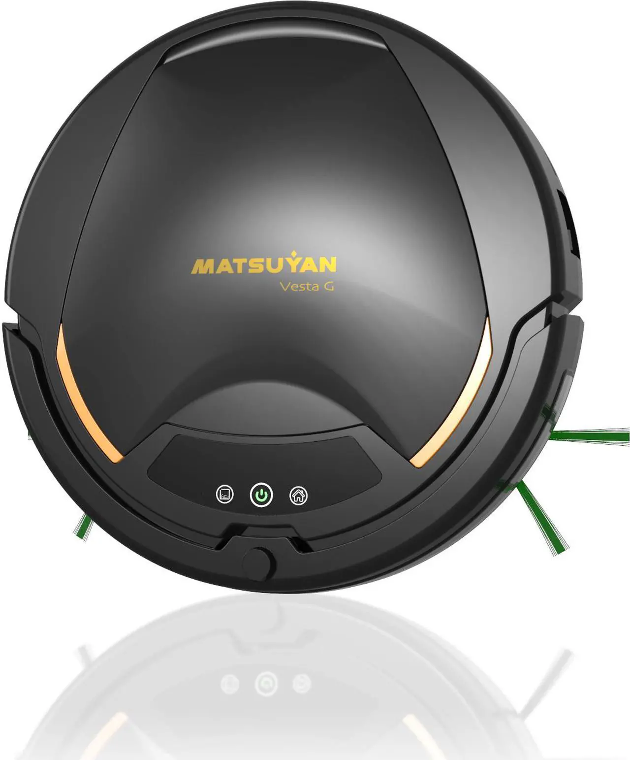 Alt view image 4 of 9 - MATSUYAN VESTA G Robot Vacuum and Air Purifier 2 in 1, Super-Thin, 1831Pa Super-Strong Suction, Quiet, Self-Charging Robotic Vacuum Cleaner, Cleans Hard Floors to Medium-Pile Carpets, Black