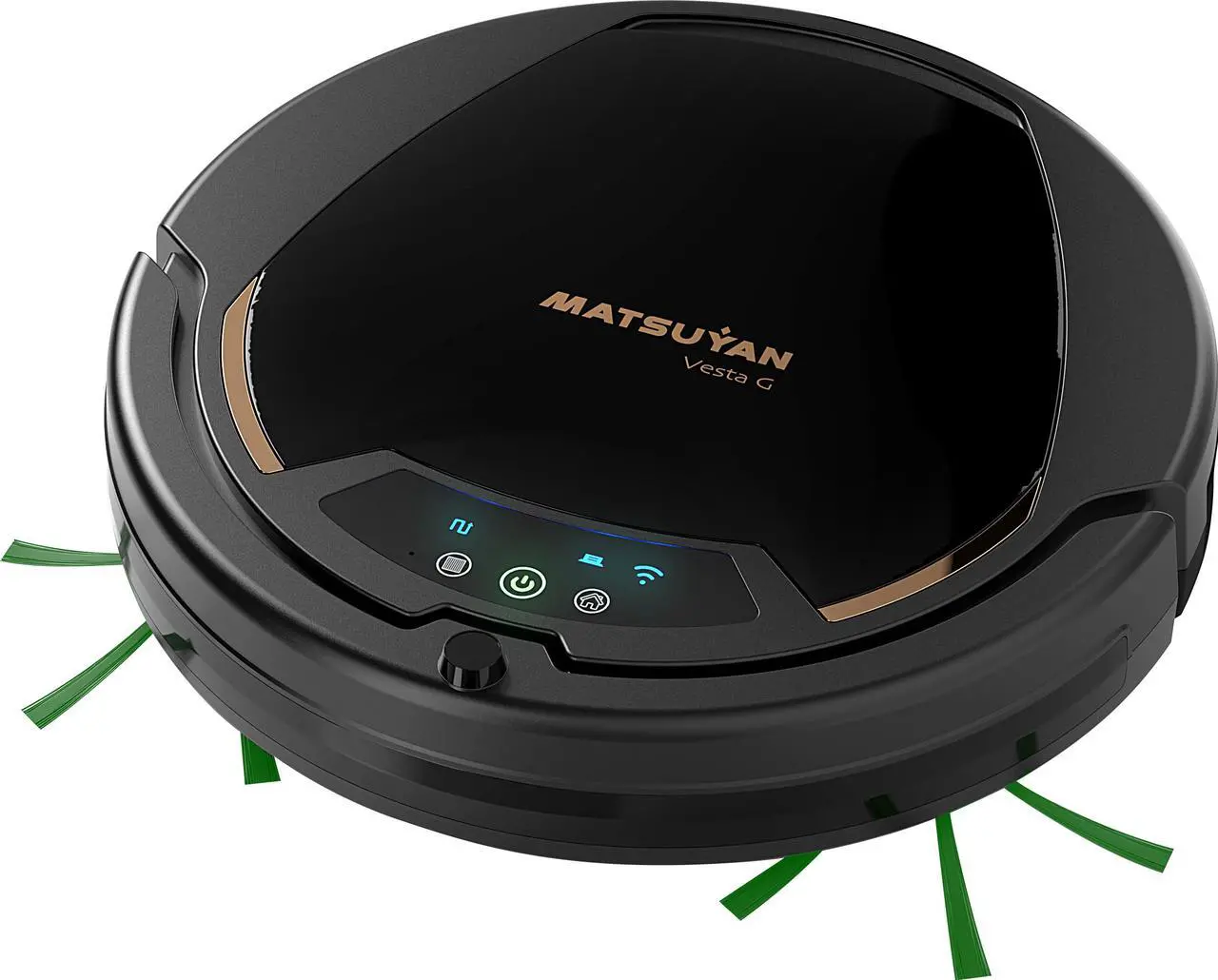 Alt view image 6 of 9 - MATSUYAN VESTA G Robot Vacuum and Air Purifier 2 in 1, Super-Thin, 1831Pa Super-Strong Suction, Quiet, Self-Charging Robotic Vacuum Cleaner, Cleans Hard Floors to Medium-Pile Carpets, Black