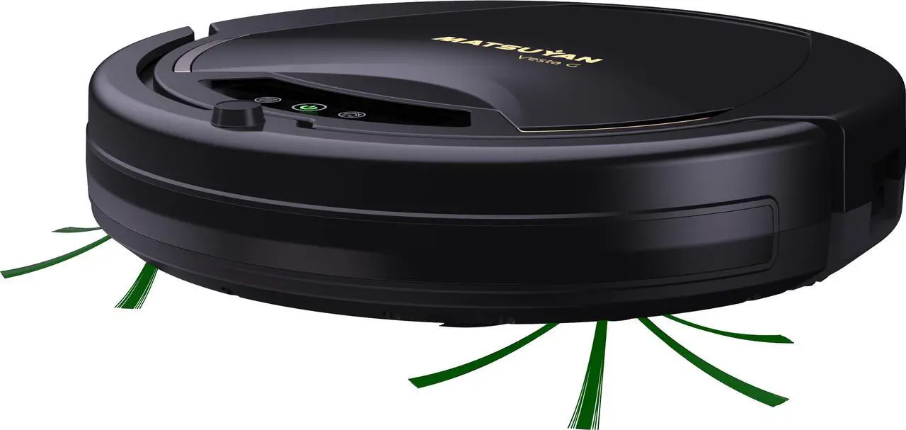 Alt view image 8 of 9 - MATSUYAN VESTA G Robot Vacuum and Air Purifier 2 in 1, Super-Thin, 1831Pa Super-Strong Suction, Quiet, Self-Charging Robotic Vacuum Cleaner, Cleans Hard Floors to Medium-Pile Carpets, Black