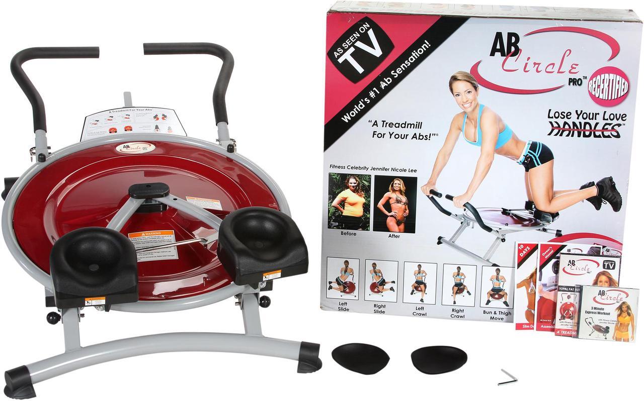 Alt view image 8 of 8 - As Seen On TV AB Circle Pro Abs Exercise Machine & Workout DVD