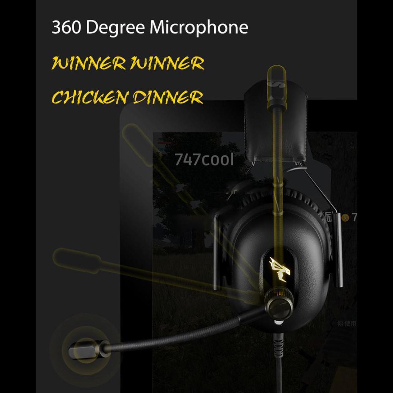 Alt view image 3 of 7 - Somic G936N Gaming Headset 7.1 Virtual Gamer Headphone 3.5mm Wired Surround Sound Stereo Earphones with Mic for PS4 PC Games