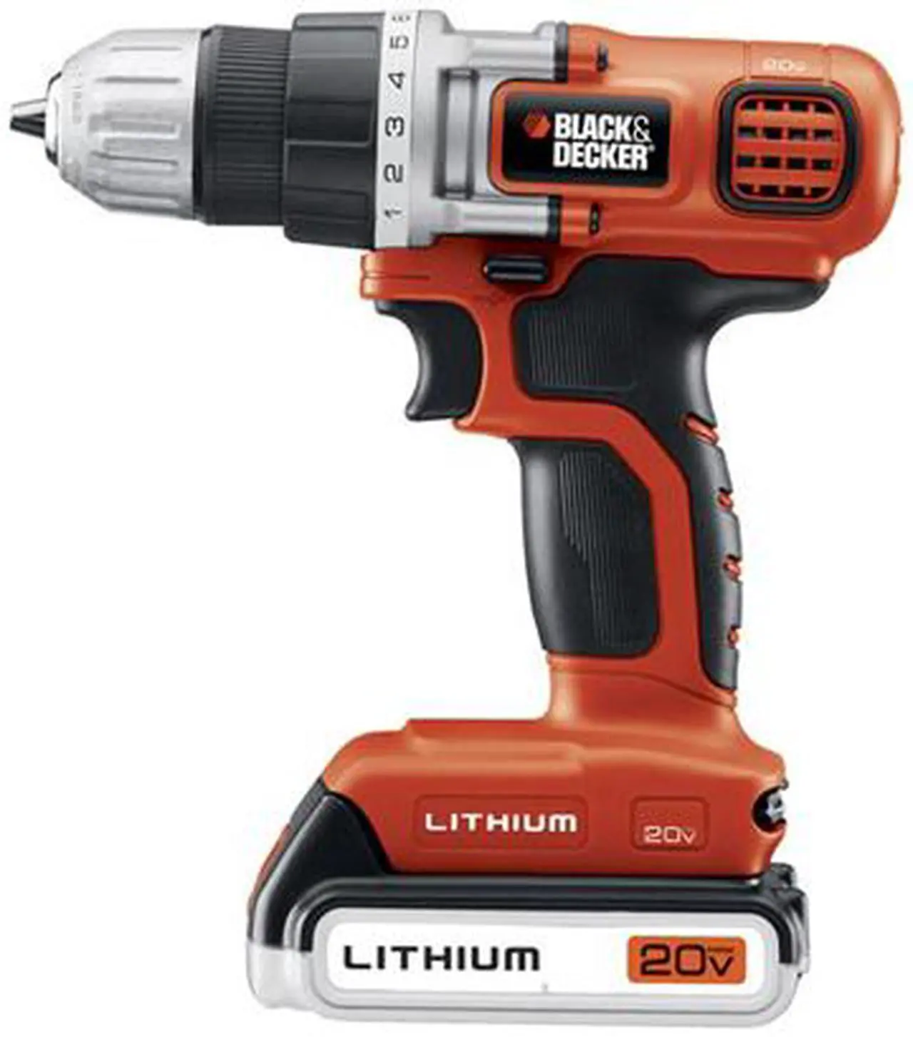 Alt view image 7 of 7 - Black & Decker 20V MAX Lithium Drill/Driver