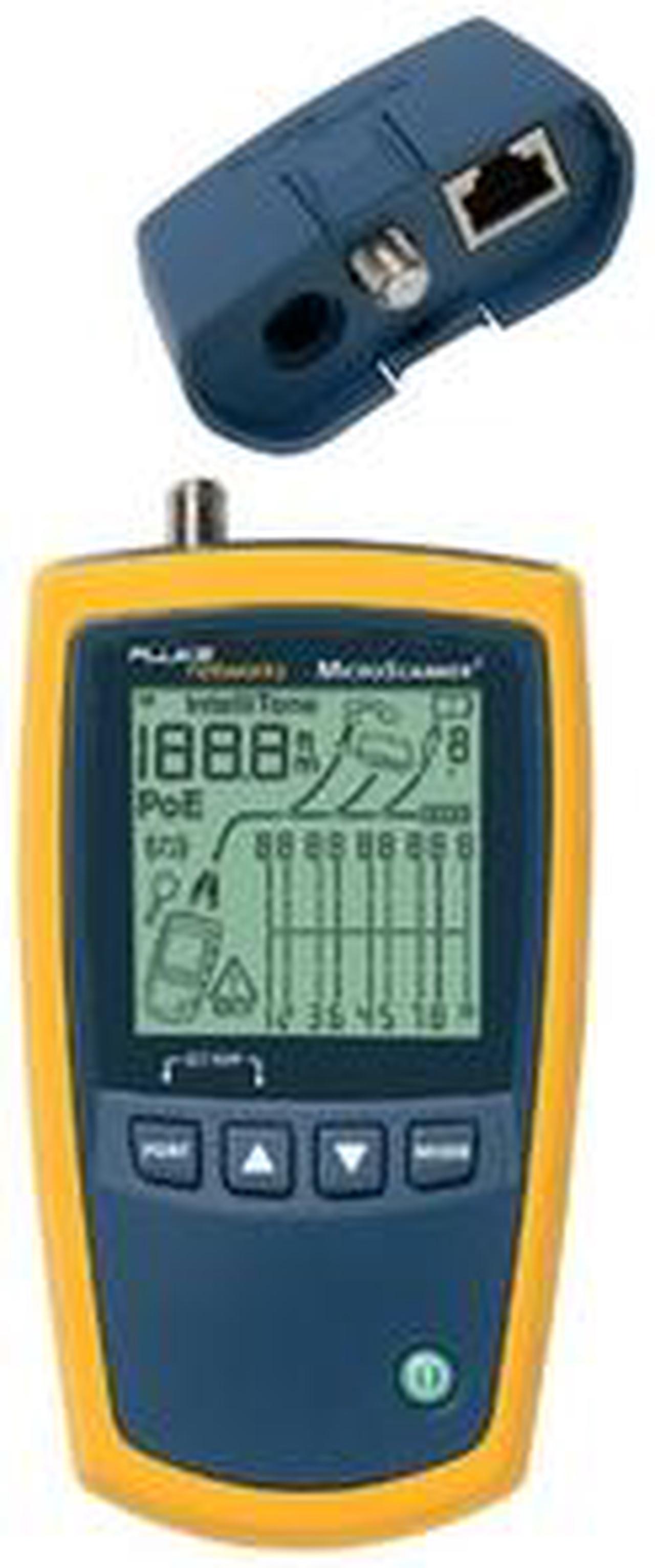 Fluke Networks MS2-100 MicroScanner2 VDV and Network Cable Tester