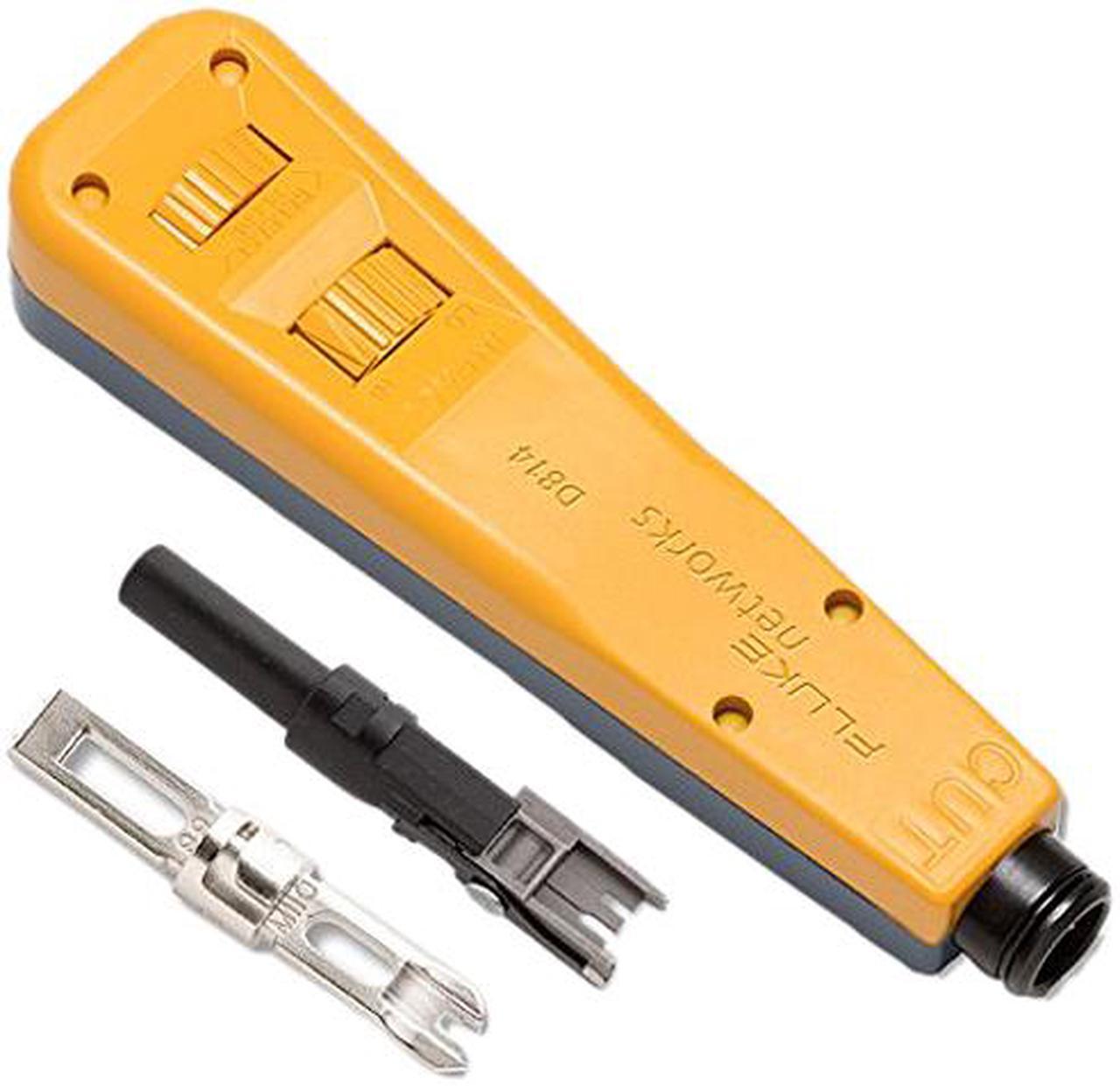 Fluke Networks 10055503 D814 Series Impact Punch Down Tool with Bix and EverSharp 66/110 Blade