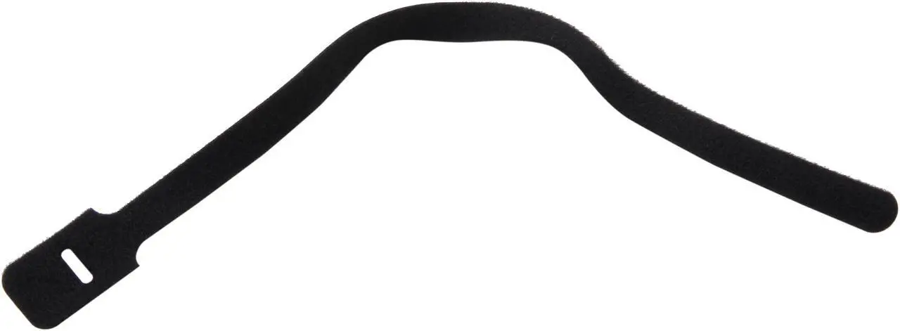Alt view image 2 of 3 - Nippon Labs VT-13-BK Nippon Labs 13" Hook-and-Loop fastener Resuable Ties Black Color 10pcs/bag