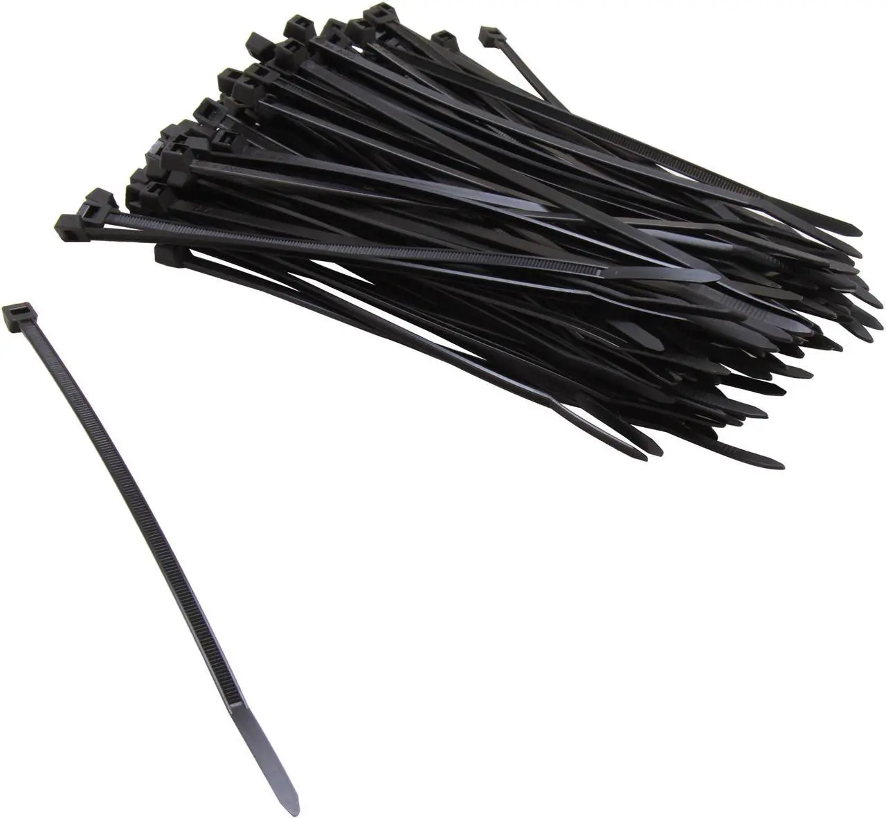 Main image of Nippon Labs CT-6INT-BK Nippon Labs 6" Intermediate Cable Ties Black Color 100pcs/Bag - OEM