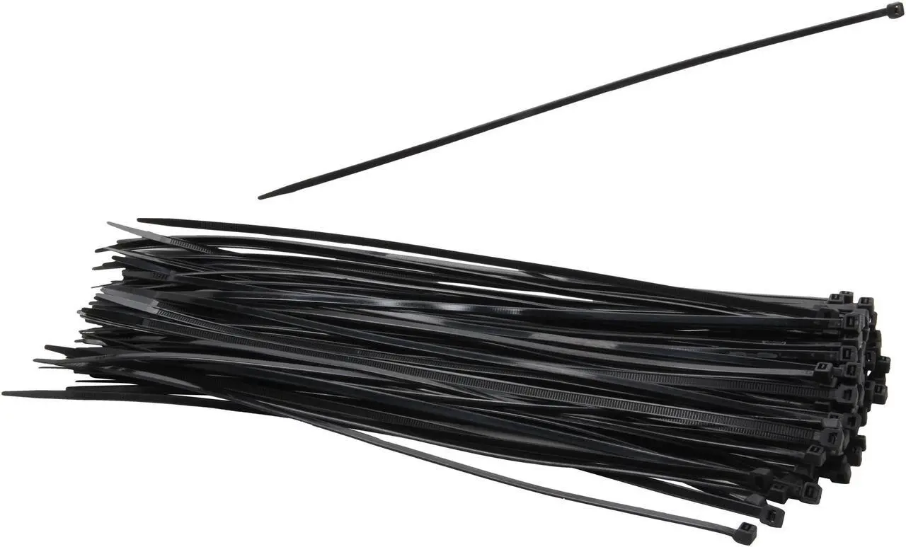 Main image of Nippon Labs CT-14S-BK Nippon Labs 14" Standard Cable Ties Black Color 100pcs/Bag - OEM