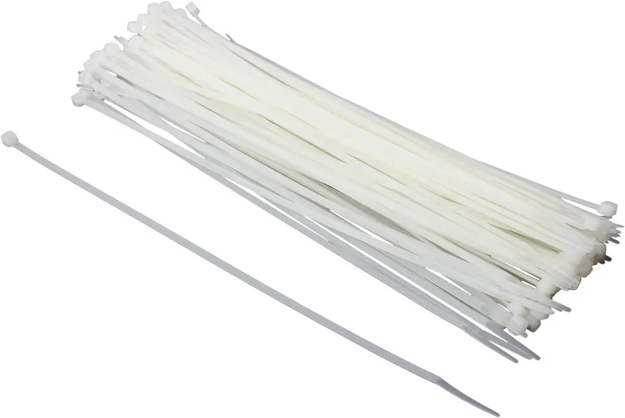 Main image of C2G/Cables To Go 43035 11.5in White Cable Ties - 100 Pack