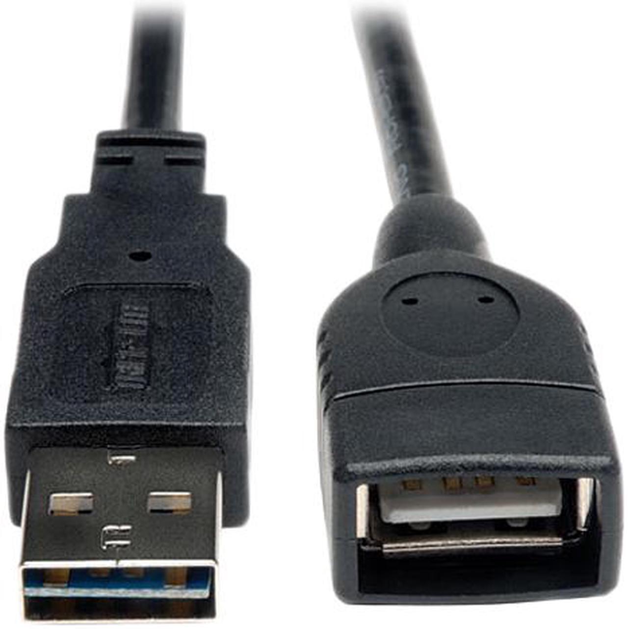 Main image of Tripp Lite Universal Reversible USB 2.0 A-Male to A-Female Extension Cable - 6ft