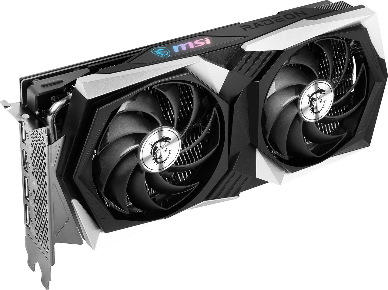 Alt view image 6 of 12 - MSI Gaming Radeon RX 6600 XT 8GB GDDR6 PCI Express 4.0 ATX Video Card RX 6600 XT GAMING X 8G