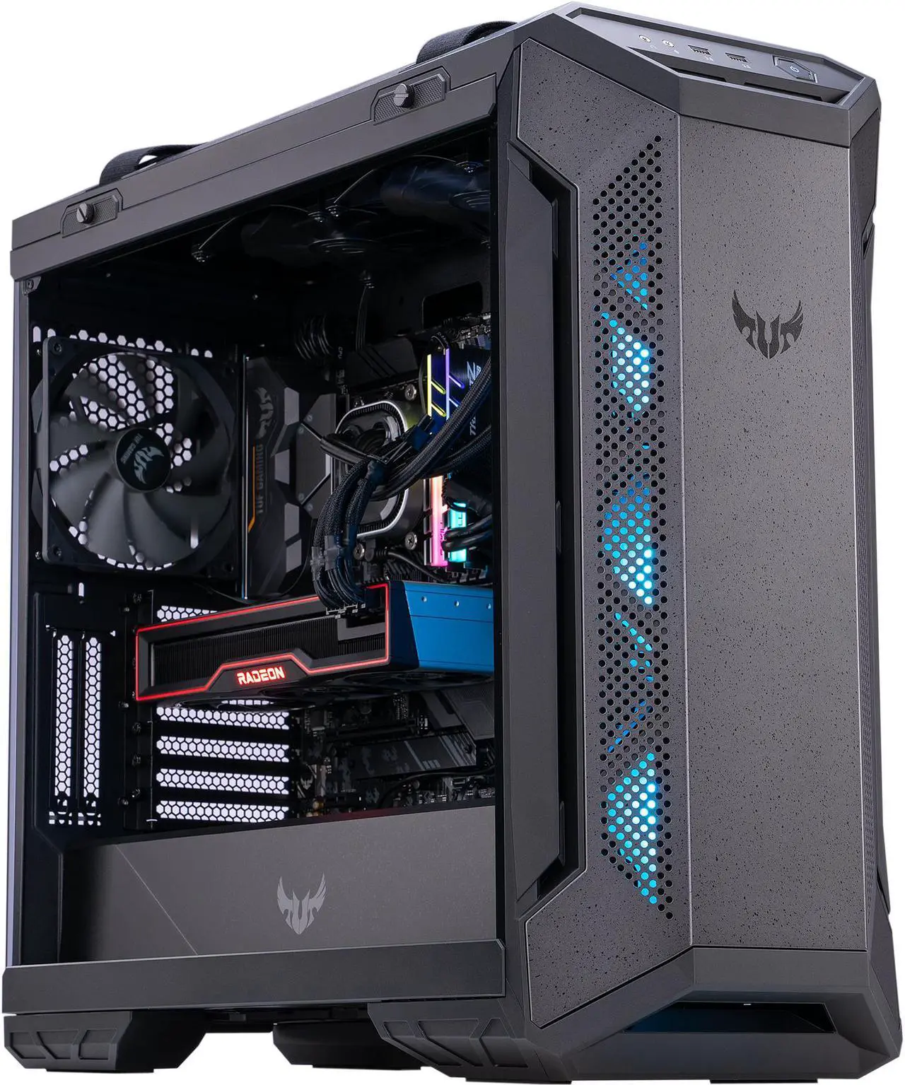 Main image of ABS Gladiator Gaming PC - Ryzen 7 5800X - Radeon RX 6800 XT - G.Skill TridentZ RGB 32GB DDR4 3200MHz - 1TB Gigabyte AORUS Gen4 M.2 NVMe SSD - EVGA CLC 280MM RGB AIO