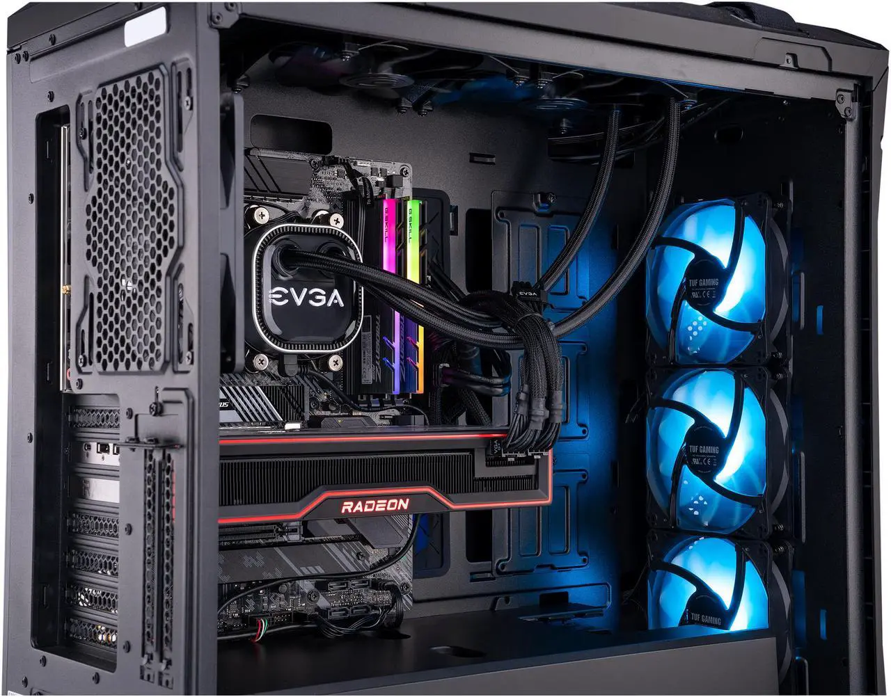Alt view image 3 of 7 - ABS Gladiator Gaming PC - Ryzen 7 5800X - Radeon RX 6800 XT - G.Skill TridentZ RGB 32GB DDR4 3200MHz - 1TB Gigabyte AORUS Gen4 M.2 NVMe SSD - EVGA CLC 280MM RGB AIO