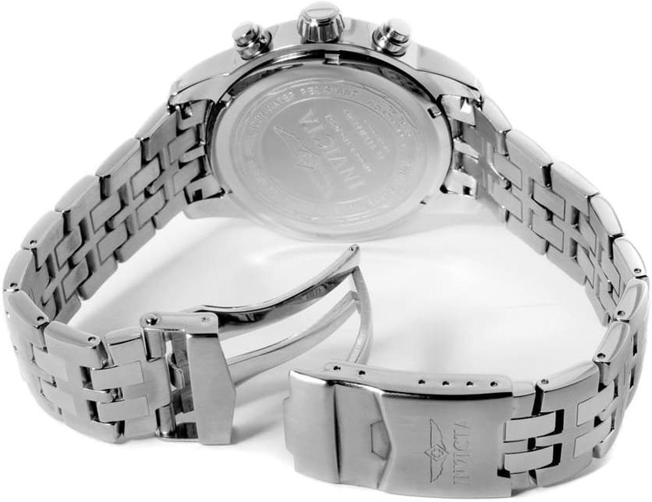 Alt view image 4 of 13 - Invicta  Specialty 0250  Stainless Steel Chronograph  Watch