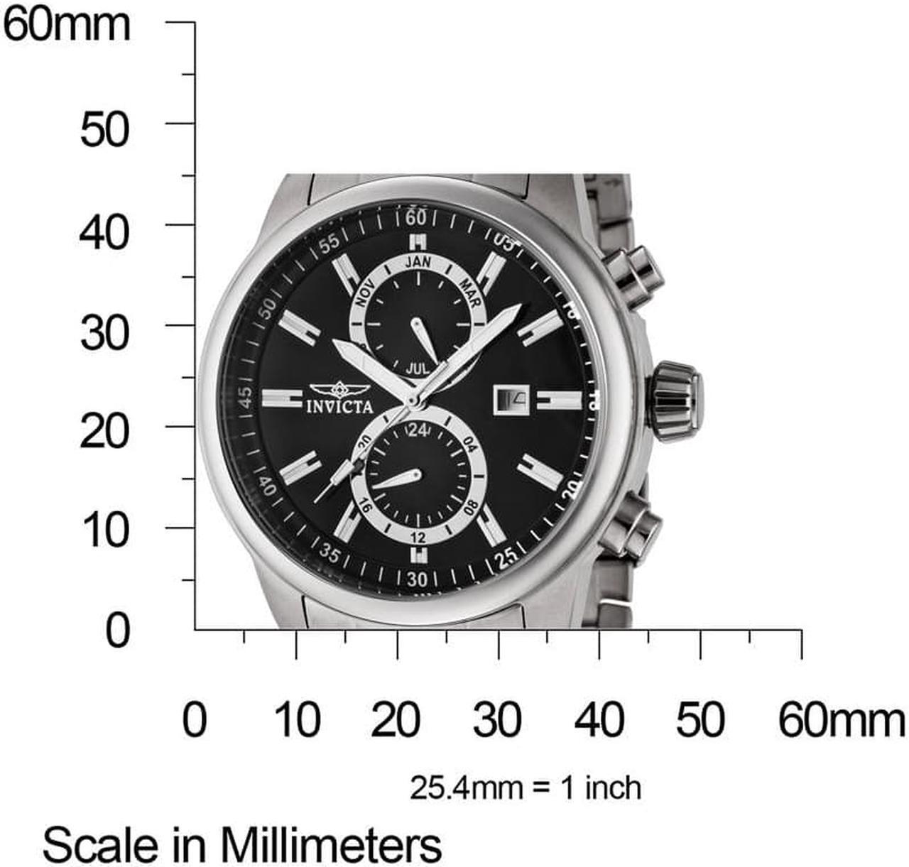 Alt view image 5 of 13 - Invicta  Specialty 0250  Stainless Steel Chronograph  Watch