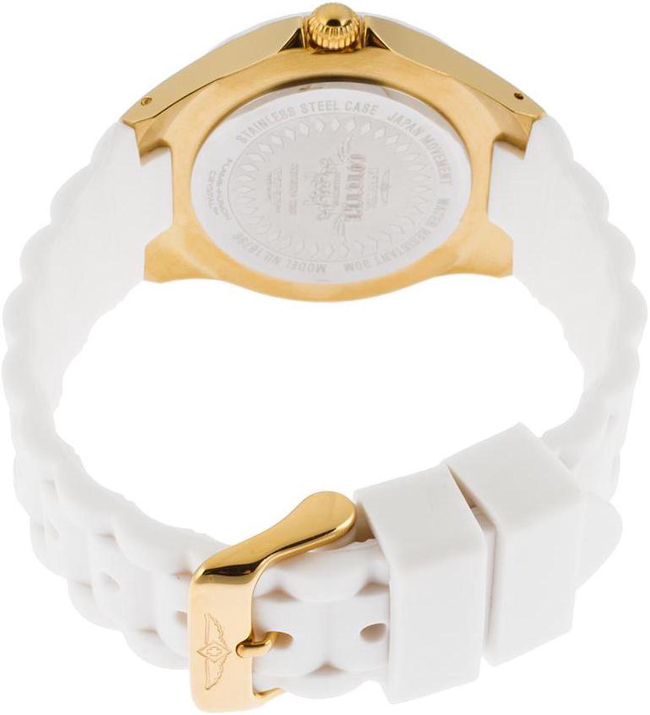 Alt view image 4 of 17 - Invicta 18796 Women's Chronograph White Polyurethane Flame Fusion Watch